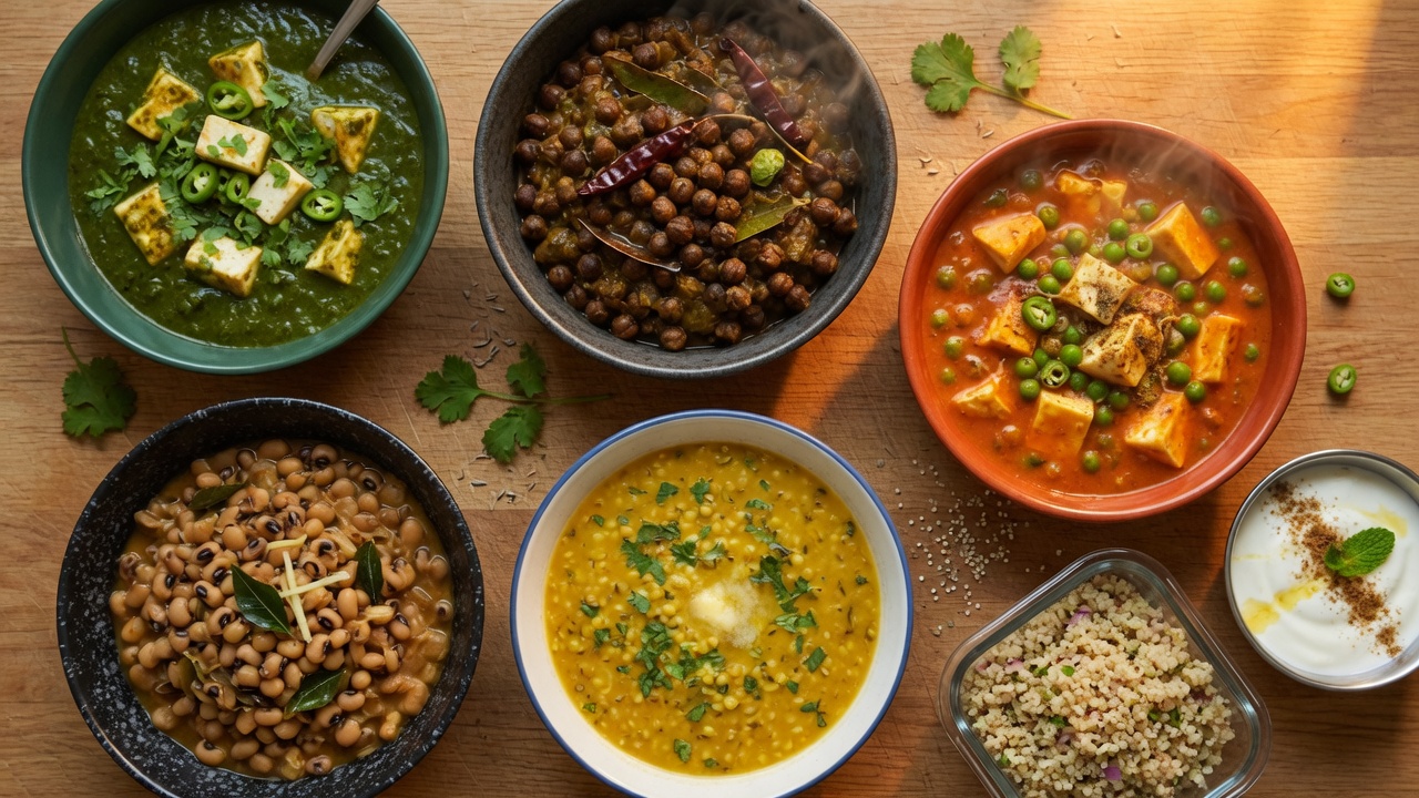 Greens & Paneer meal prep