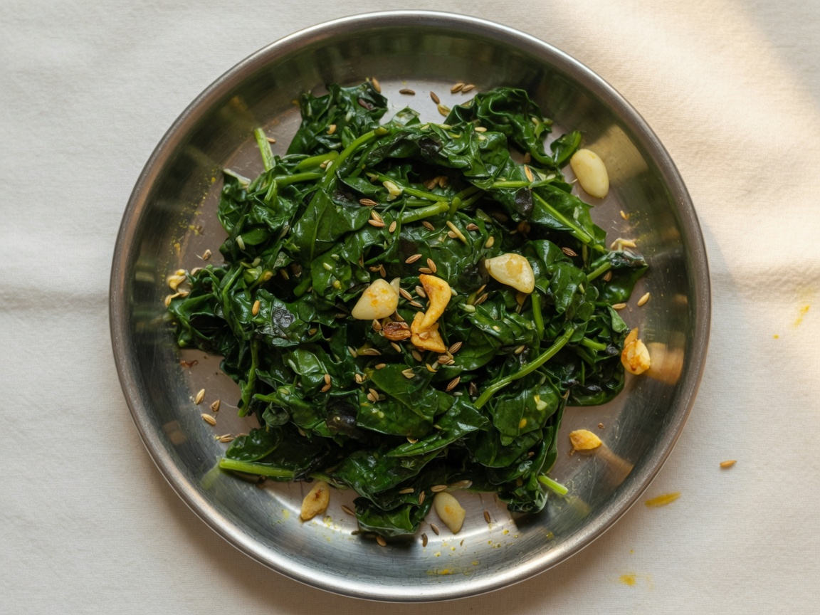 Simple Sautéed Spinach